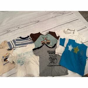Lot of 7 Short Sleeve Shirts Size 18 months